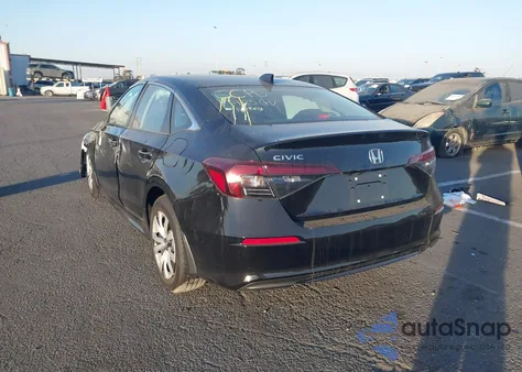 2025 Honda Civic Lx from USA, damaged, VIN 2HGFE2F24SH530925